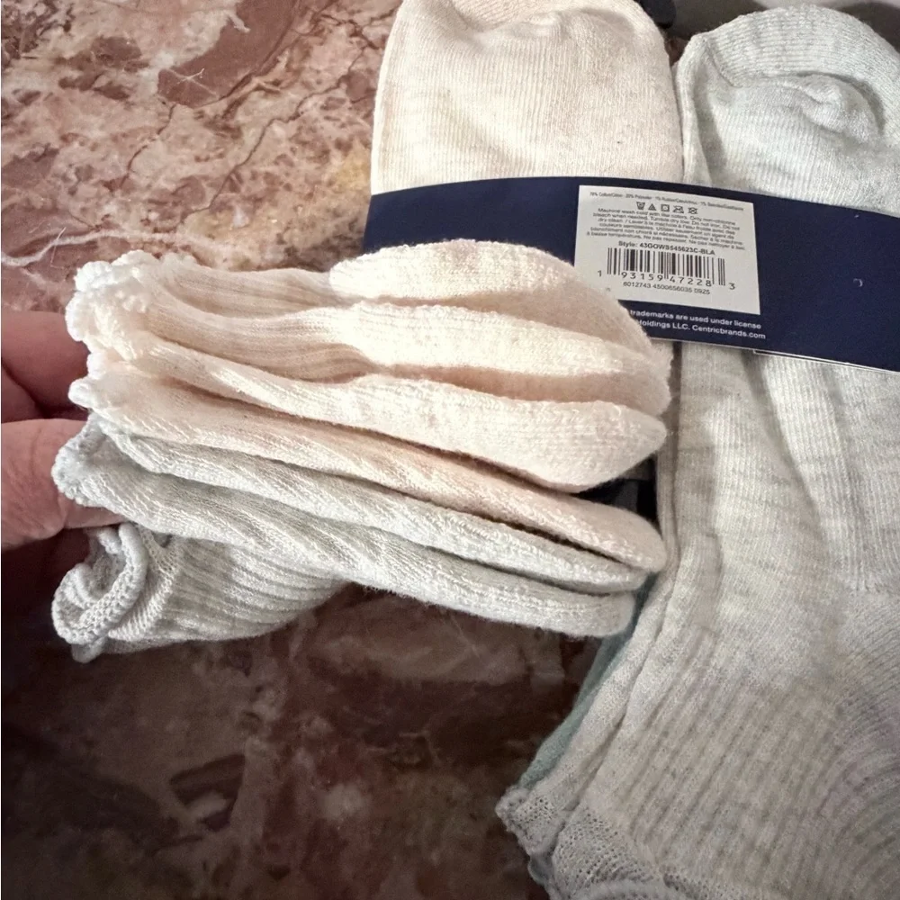 GAP women Casual Socks - Light Gray and Mint and more 6 pairs